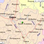 Карта окрестностей города Белая Холуница от НаКарте.RU