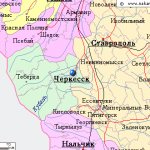 Карта окрестностей города Черкесск от НаКарте.RU