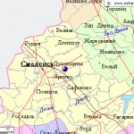 Карта окрестностей города Духовщина от НаКарте.RU