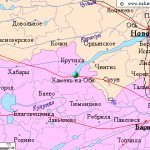 Карта окрестностей города Камень-на-Оби от НаКарте.RU