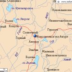 Карта окрестностей города Комсомольск-на-Амуре от НаКарте.RU