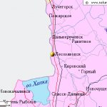 Карта окрестностей города Лесозаводск от НаКарте.RU