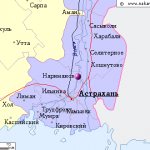 Карта окрестностей города Нариманов от НаКарте.RU