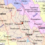 Карта окрестностей города Нижний Ломов от НаКарте.RU