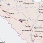 Карта окрестностей города Шимановск от НаКарте.RU