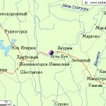 Карта окрестностей города Усть-Кут от НаКарте.RU