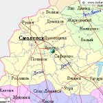 Карта окрестностей города Ярцево от НаКарте.RU