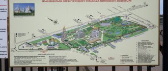План Свято-Троицкого Серафимо-Дивеевского монастыря